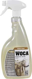 WoCa Sapone Spray naturale e bianco Impiego: Il Sapone WoCa Spray viene impiegato per la manutenzione ordinaria di pavimenti trattati ad olio, cera o sapone.