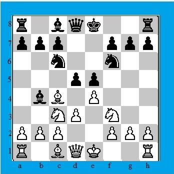5 ) d3 (per mettere un altro difensore sul pedone in caso di cambio) d5. Buona mossa del nero.