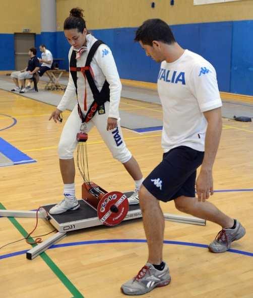 Preparazione fisica dell atleta Lo schermidore deve avere un ottimo sistema respiratorio e cardiovascolare.