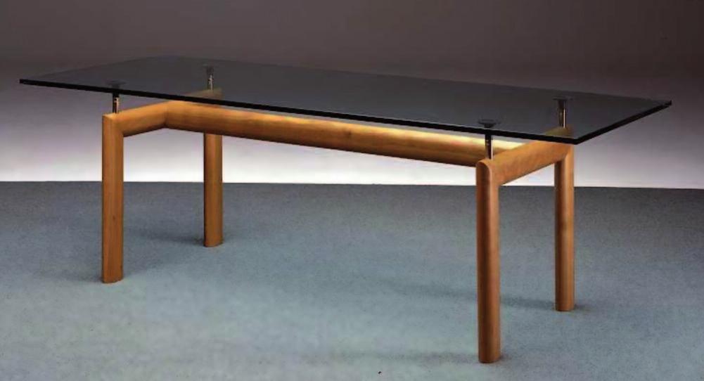 H74 - L220 - P90 Tavolo in palissandro Rosewood table 106 Art. 530/wood - cm.