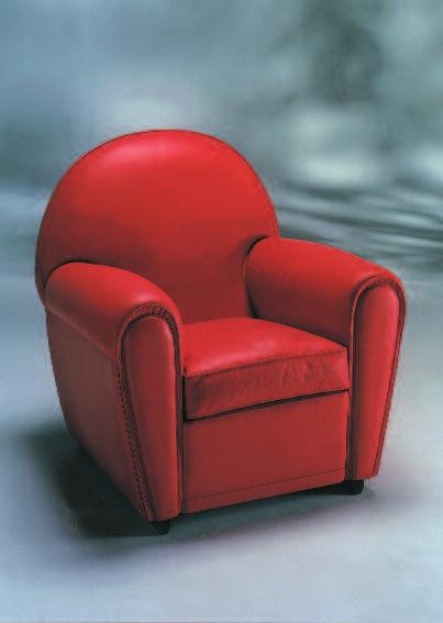 H80 - L80 - P80 Poltrona in pelle. Leather Armchair. Art.