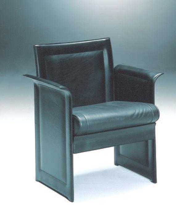 2 seat sofà with metal frame, strong leather covering, soft leather seats. Art. 419/P - cm.