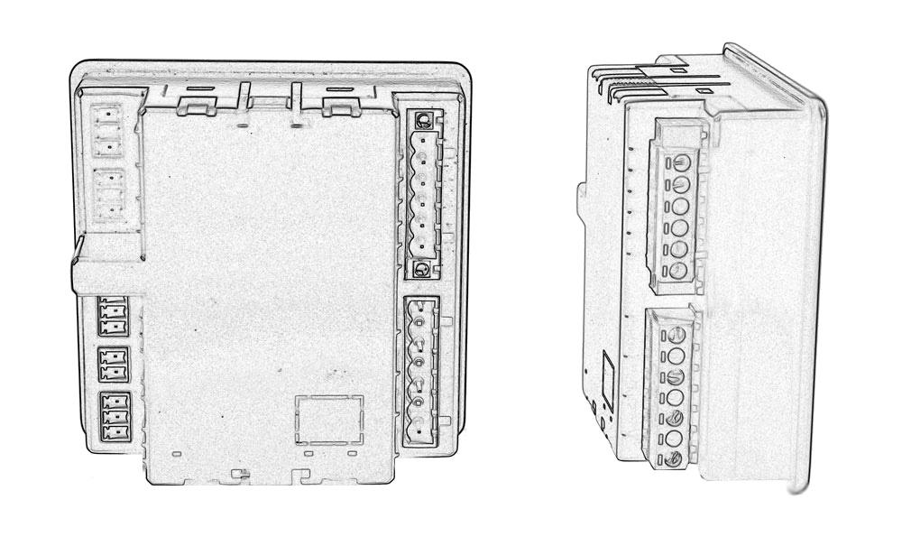 » Caratteristiche disponibili INGRESSI DI CORRENTE ALIMENTAZIONE PORTA DI COMUNICAZIONE GESTIONE REMOTA DELLO STRUMENTO RAPPRESENTAZIONE DEL SEGNO NEL PROTOCOLLO MODBUS = Standard = Opzionale