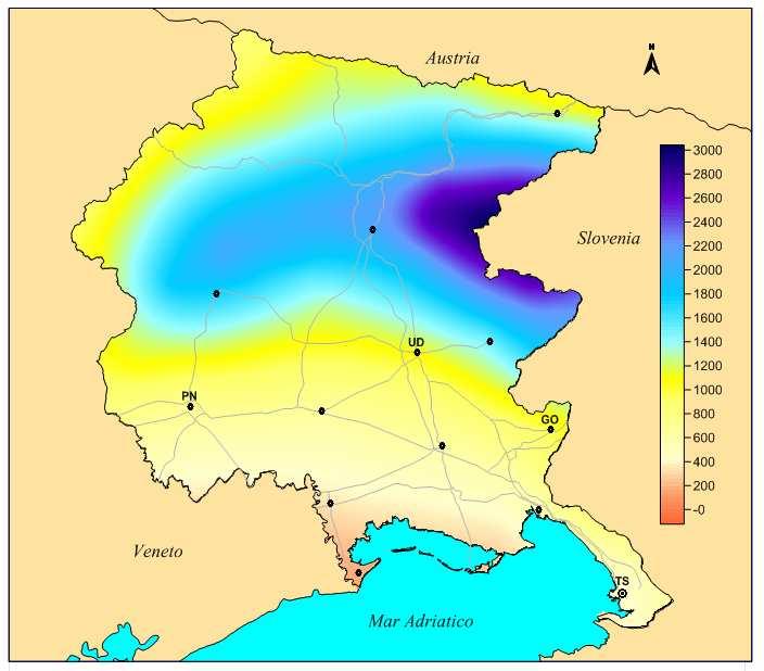 Bilancio Idrologico Strati Informativi: Pioggia e Temperatura Pioggia (