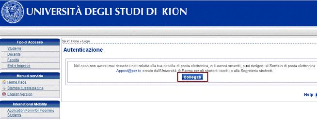 2. ACCESSO AREA WEB RISERVATA Per poter utilizzare le funzionalità del sistema di verbalizzazione online degli esami di profitto, accedi alla tua area web riservata, direttamente da: https://www.