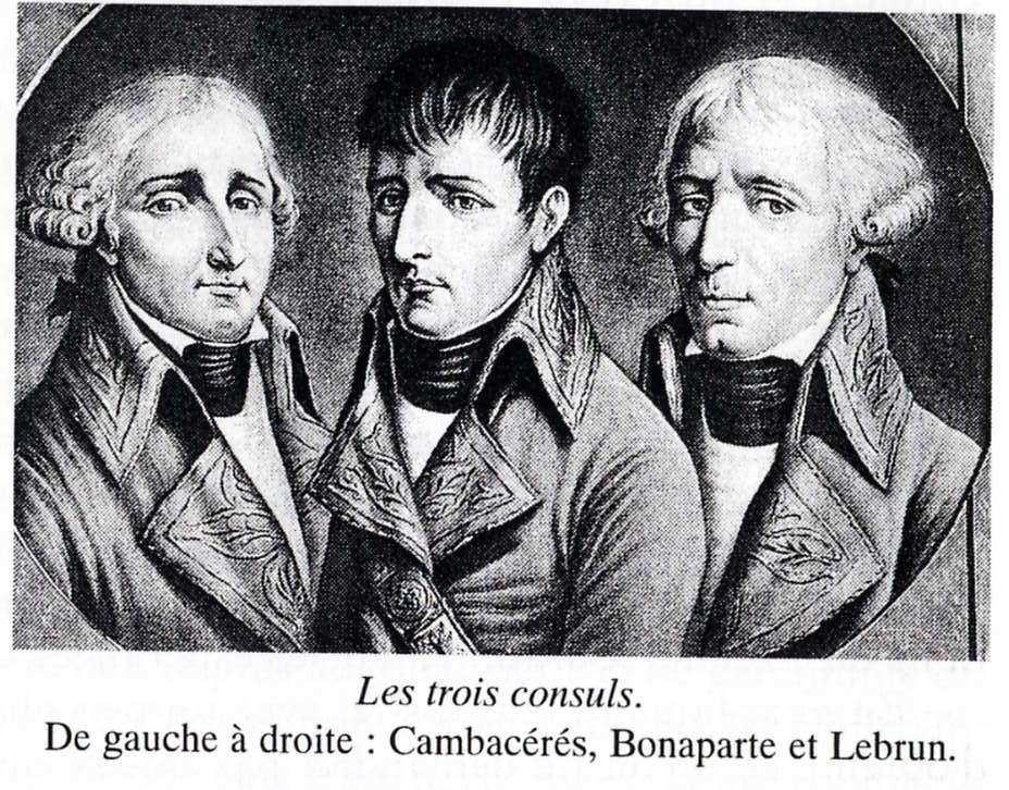 Instabilità del regime direttoriale CONSOLATO 9 novembre 1799: colpo di Stato di Bonaparte Sostituzione del Direttorio con tre consoli provvisori: Bonaparte, Sieyés, Roger Ducos Costituzione dell