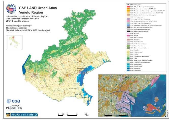 Giornata informativa del 18 maggio 2011 GSE Land Urban Atlas Veneto Progetto promosso e finanziato dall ESA (EuropeanSpaceAgency) nell