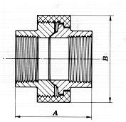 Raccordi Forgiati Filettati in acciaio Norma ANSI B16.11 Threaded ANSI B2.1 (NPT) Scheda 1 di 5 Gomiti a 90 3000 2000 dimensioni espresse in mm A 20.6 20.6 24.6 28.5 33.3 38.1 44.5 50.8 60.5 76.2 85.