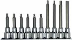 1531 CHIAVE A BUSS. 1 /2 ESAG. MASCHIO - lunga SOCKET 1 /2 HEX MALE - deep 1534 CHIAVE A BUSSOLA 1 /2 - torx con foro SOCKET 1 /2 - torx with hole 1/2 1531.050 5 90 108 6 8011578941086 1531.