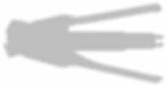 436 PINZA CHIUSURA GANCI RETI TIPO GRANDE - finitura cromata - impugnatura plasticata PLIERS FOR CLOSING HOOKS FOR NETS - BIG - chrome plated finish - plastic handle 0436.