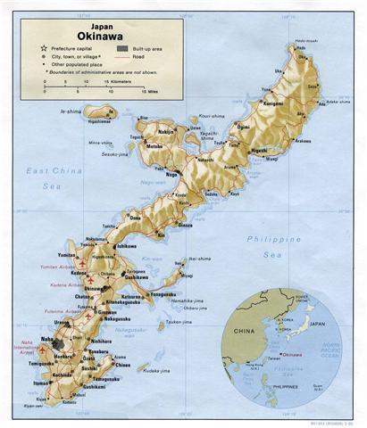 La Storia di Okinawa Nel periodo in cui le Arti Marziali cominciavano a svilupparsi il popolo di Okinawa viveva in modo molto semplice sostenuto da una forma di agricoltura rozza, dalla pesca ed