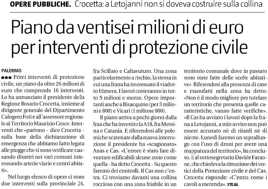 10 ottobre 2015 GIORNALE