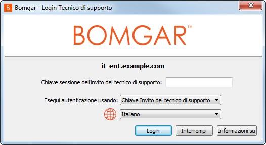 Altrimenti, se l'amministratore ha configurato un server Kerberos per attivare l accesso Single Sign-On, è possibile connettersi alla console del tecnico di supporto senza dover inserire le proprie