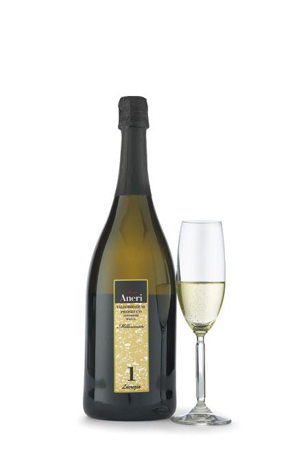 Vini e Bollicine ANERI Valdobbiadene prosecco Superiore DOCG millesimato, 150 cl 18,00 ( 14,75 IVA ESCLUSA) Cod. Art.