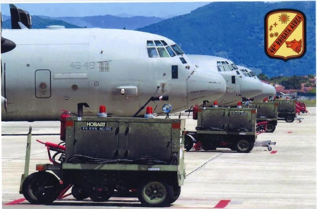 CAP. II CONTRIBUTO DELLE VARIE FORZE ARMATE 46ˆ BRIGATA AEREA La 46ˆ Brigata Aerea assicura la mobilità aerea di forze e risorse con il trasporto di