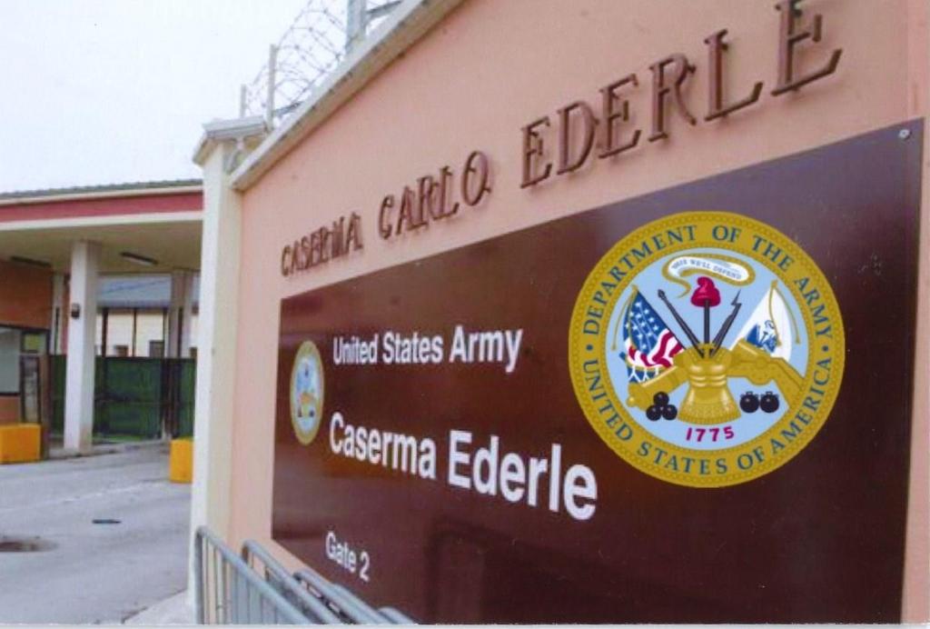 Caserma EDERLE (VI) guarnigione di diverse unità operanti in Europa