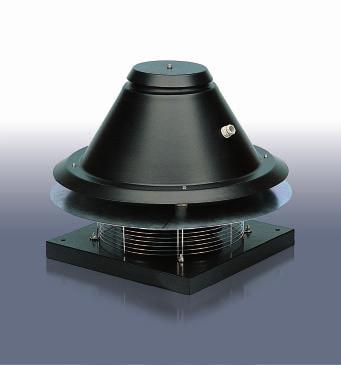strattori centrifughi da tetto serie SPIRIR per caminetti e per usi industriali Installazione su canna fumaria Struttura in acciaio verniciata con polveri epossidiche.