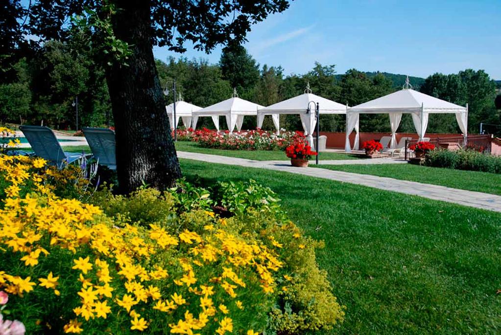 location: Resort I Grandi di Toscana dove /where: Civitella di Valchiana (AR) struttura /structure: Gazebo Novecento colore struttura /structure