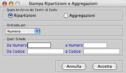 La Stampa Ripartizioni e Aggregazioni Per gli utenti che utilizzano la gestione dei centri di costo è stata aggiunta la possibilità di stampare le Aggregazioni dei centri di costo: la stampa è stata