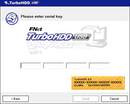 Si prega di accedere come amministratore prima di installare il software TurboHDD se il Suo sistema operativo è Windows 2000/XP.
