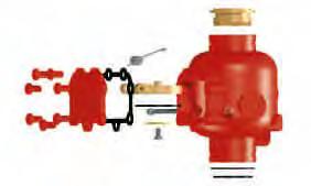 ANTINCENDIO FIRE FIGHTING Impianto ad umido CPF - CE 2011/305/UE (CPR) wet system valve assemblies CPF - CE 2011/305/UE (CPR) 1 - Campana Idraulica d allarme certificata CE 12259 composta da gong in