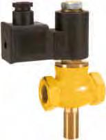 elettr ovalvole g as solenoid valves ELETTROVALVOLE N.C. 550 mbar. Misure ½ - ¾ - 1-1 ¼ - 1 ½ - 2 gas elect