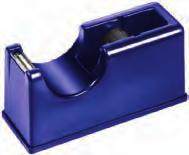 DISTRIB. DA TAVOLO T-20031 cod. 3120 colore blu cod. 3120NE colore nero Distributore da tavolo per nastro adesivo con lama zigrinata.