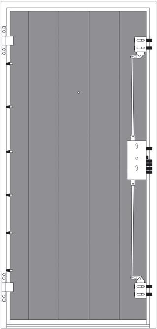 VOCI DI CAPITOLATO - PORTA D INGRESSO VOCI DI CAPITOLATO - PORTA D INGRESSO CAPITOLATO TECNICO MODELLO MAXIMA SERIE CLASSE 4 CHIUSURE DI SICUREZZA N 1 deviatore doppio laterale superiore N 1