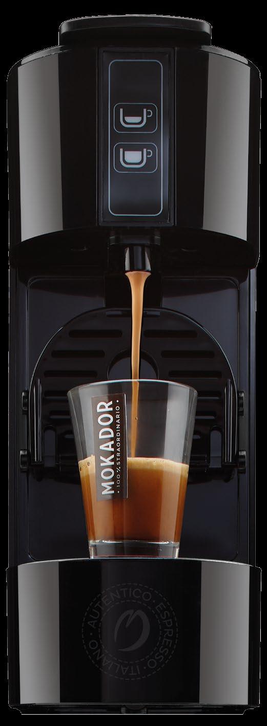 Un design elegante, la macchina ideale per il caffè in famiglia.