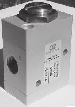 limitatore di pressione pressure limitator Modalità di funzionamento È un dispositivo che, se alimentato al punto 1, fornisce in uscita al punto 2 una pressione uguale o inferiore a quella di