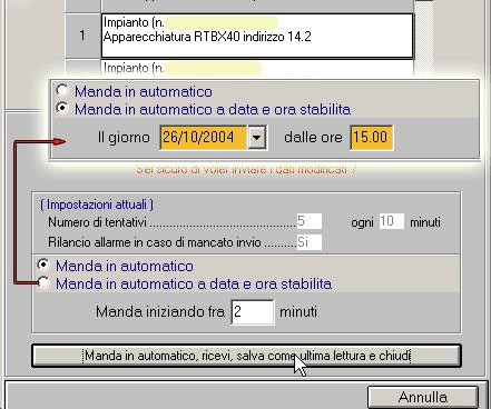 5 Per la modalità di invio dei dati ci viene data una scelta doppia.