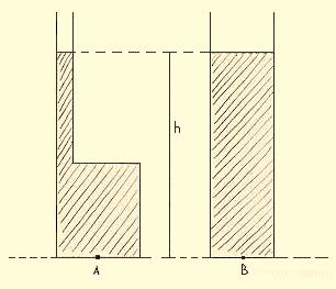 la pressione p su tale strato è: p = P/A= A x h x P s /A = h x P s e poiché P s = 1 p = h Si può notare che la pressione idrostatica non dipende in alcun modo dalla superficie dello strato ma