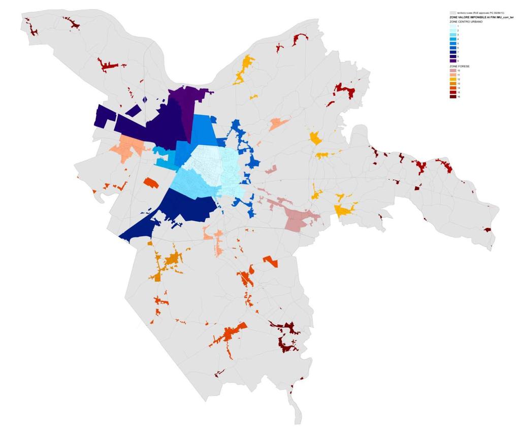 L articolazione territoriale 2 Step: Individuazione dello strumento urbanistico di inserimento La definizione dei livelli di valorizzazione avviene a partire dai contenuti degli strumenti