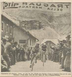 1949 Con questa edizione del Giro, Sisal fece un salto di qualità e il Totip divenne uno dei partner più importanti per la corsa.