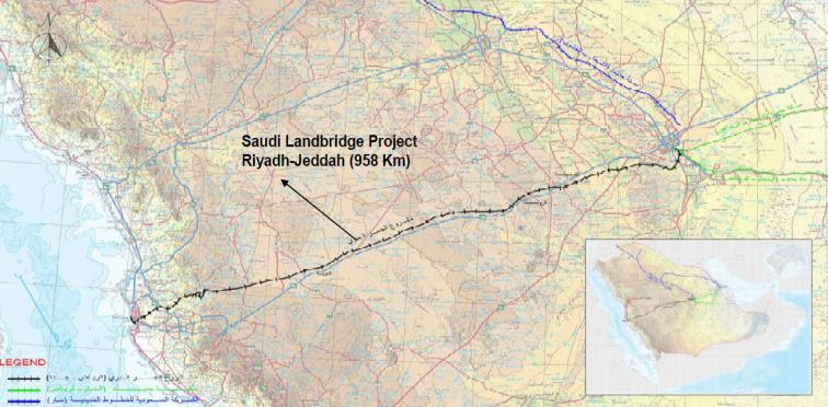 Progetti esteri: Saudi Landbridge Project Riyadh-Jeddah