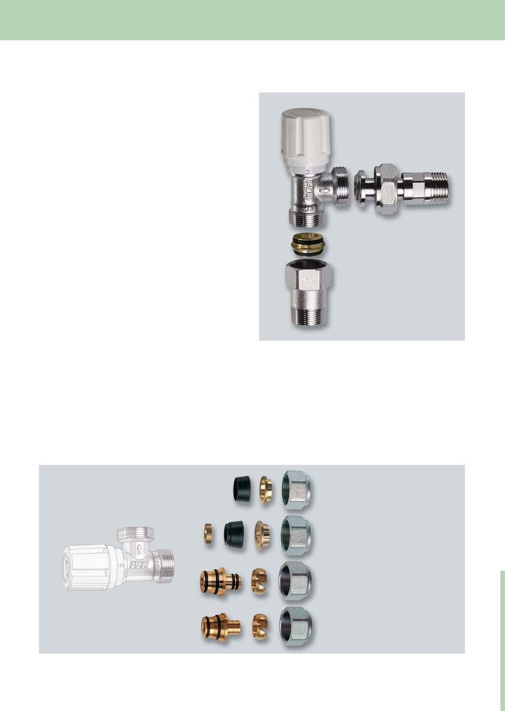 Accessori per Valvole Spare parts for valves Per agevolare l'installatore nel montaggio delle valvole, FAR produce una serie di accessori particolari.