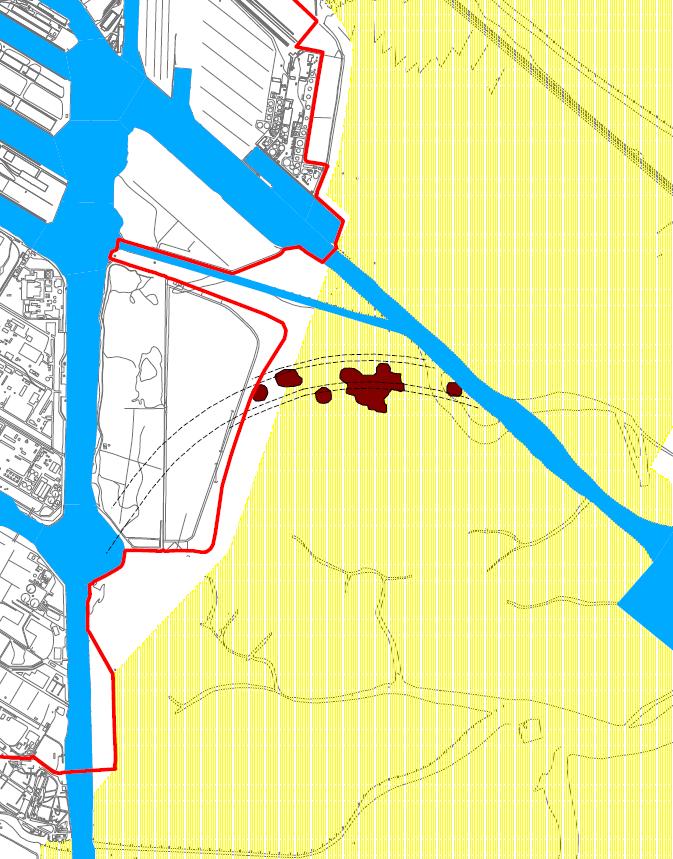 SOVRAPPOSIZIONE TRESSE NUOVO E VINCOLI TERRITORIALI Zona interessata dall opera Aree di pesca Sito ZPS IT3250046 Laguna di Venezia Canali