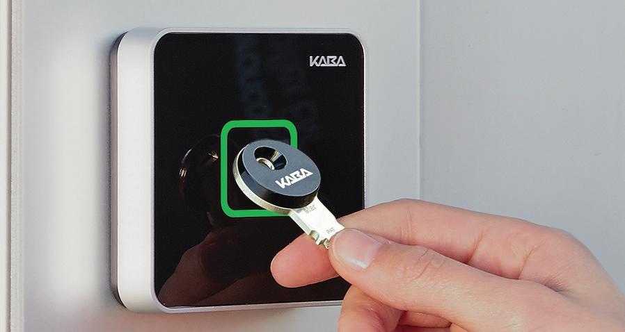 L accesso dall esterno è bloccato ed è consentito solo con un autorizzazione speciale. Eventualmente Kaba c-lever è disponibile anche nella comoda versione Kaba TouchGo.
