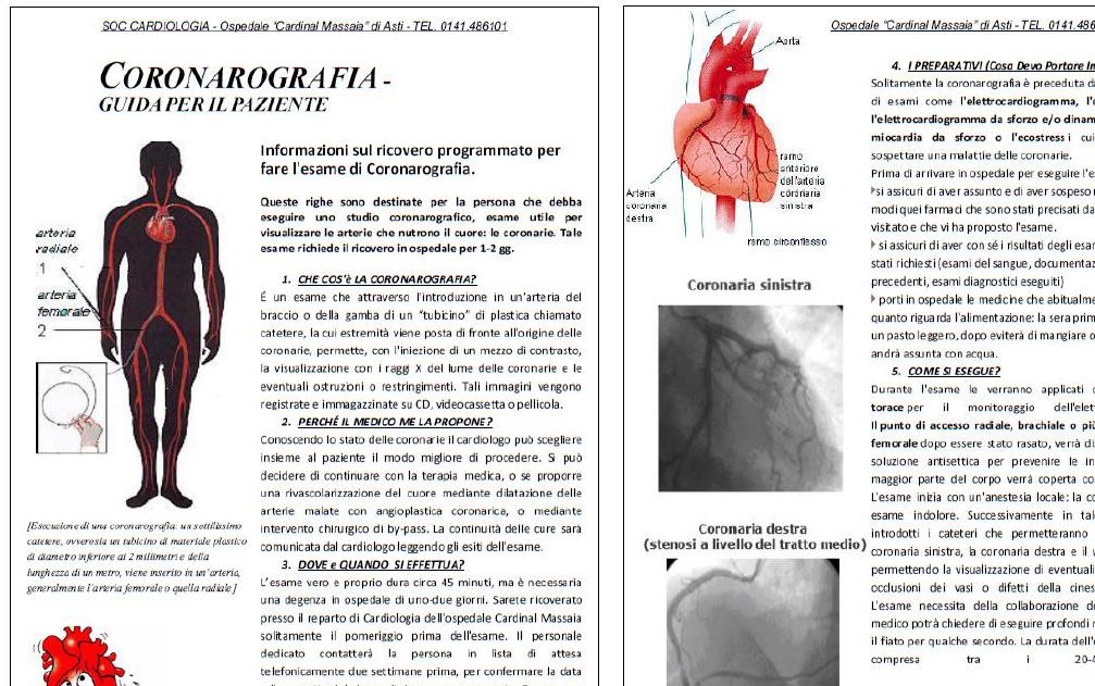 Opuscoli informativi allegati allo studio Allegato 5 - Realizzazione di un