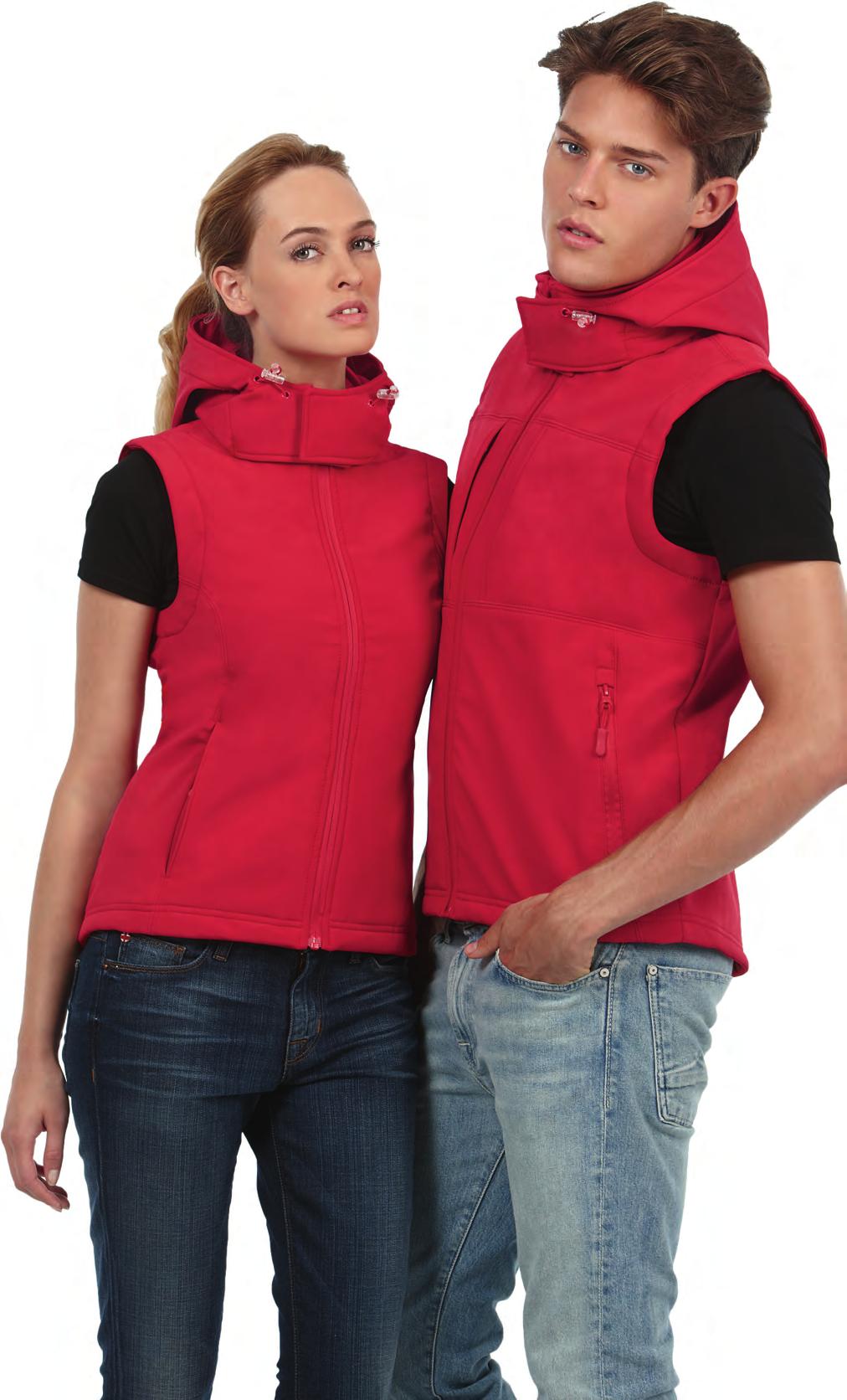 Esterno: Softshell 94% poliestere 6% Elastan Intermedio: membrana