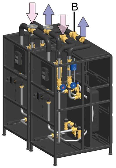 4 Montaggio e installazione [esperto] 4.2 FriwaMega in cascata 1.