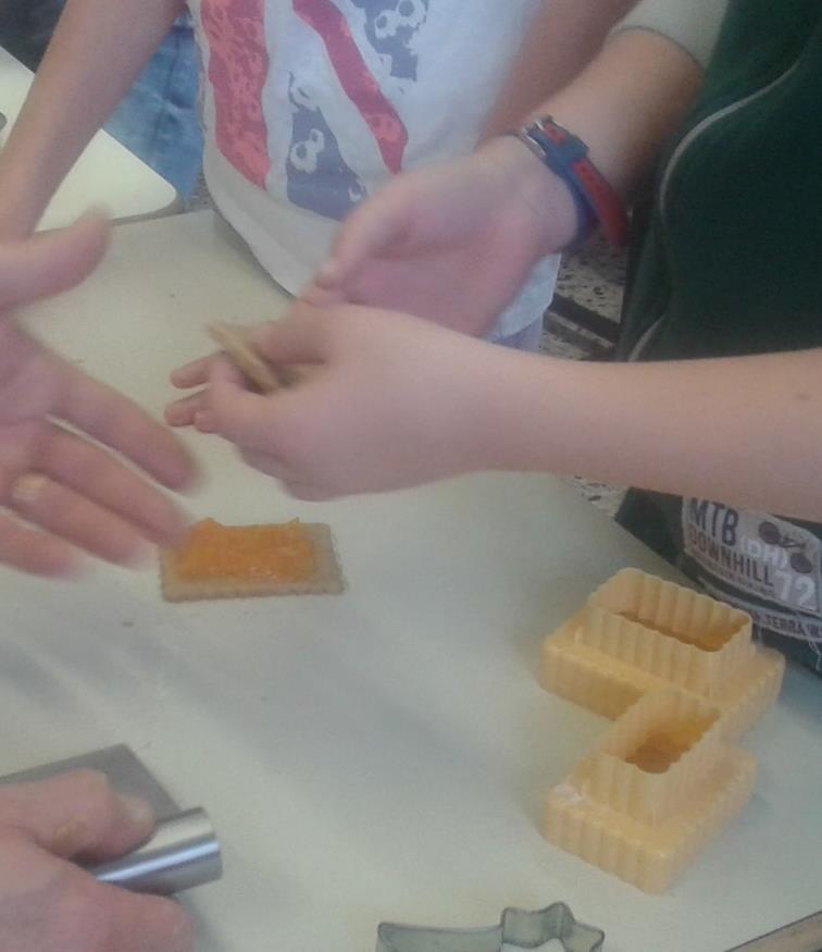 biscotti, utilizzando la