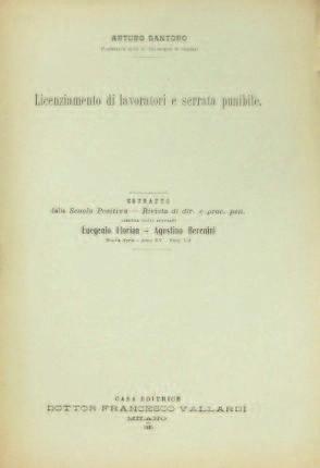 onore, Milano 1959, pp. 5. 70.
