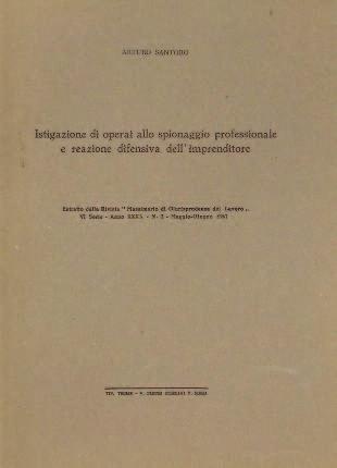 55. Istigazione di operai allo spionaggio professionale e