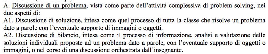 Modalità di lavoro sperimentate Lavorare su problemi difficili Dare il tempo necessario, non avere fretta e non mettere fretta Chiedere la