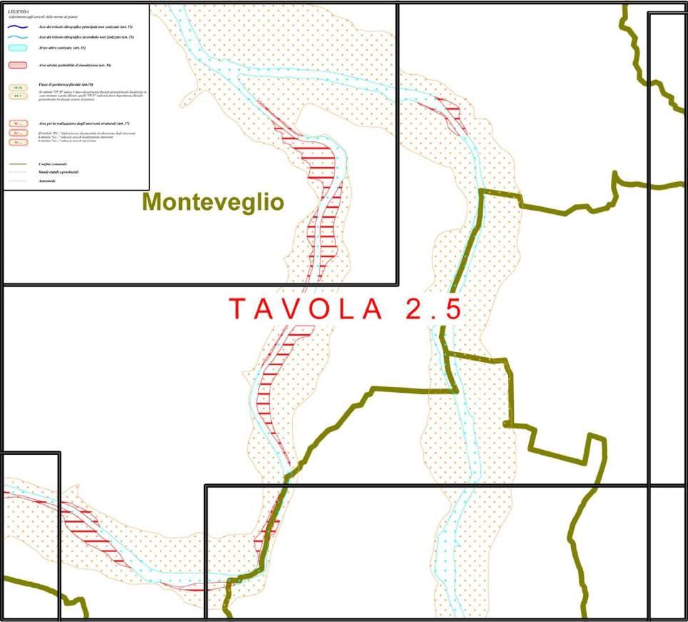 Figura 6 Dettaglio sul torrente Ghiaia della Tavola 2.