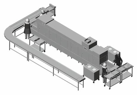 Winterhalter prende in considerazione i cicli di lavoro, le condizioni dello spazio a disposizione, l'afflusso di stoviglie, il grado di sporco e il tempo di