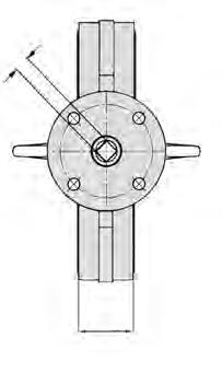 Sez E Pag. 4 VILLA VALVOLE A TENUTA MORBIDA DIMENSIONI BUTTERFLY VALVE DIMENSIONS tipo WA F E R Fig.