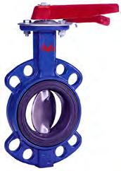 BUTTERFLY VALVE ANDS CONTROL MANOVRA MANUALE A LEVA