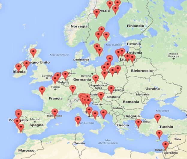 ciclisti urbani in 52 città EU Si svolge